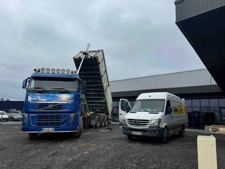 Camion de service Rhône Alpes